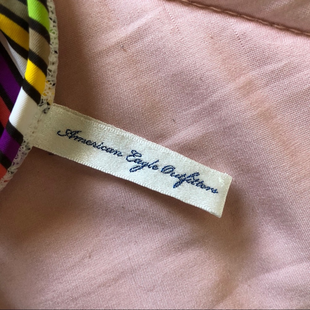 STRIPED SWIM TOP - Picture 3 of 5